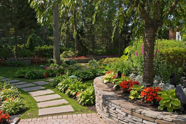 Des jardins créés et entretenus avec le plus grand soin.